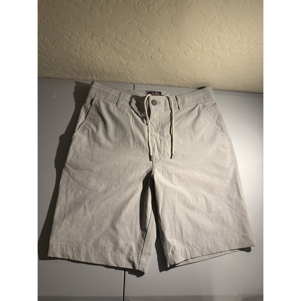 Faherty Grey Shorts All Day Size 31 Men's Casual Chino